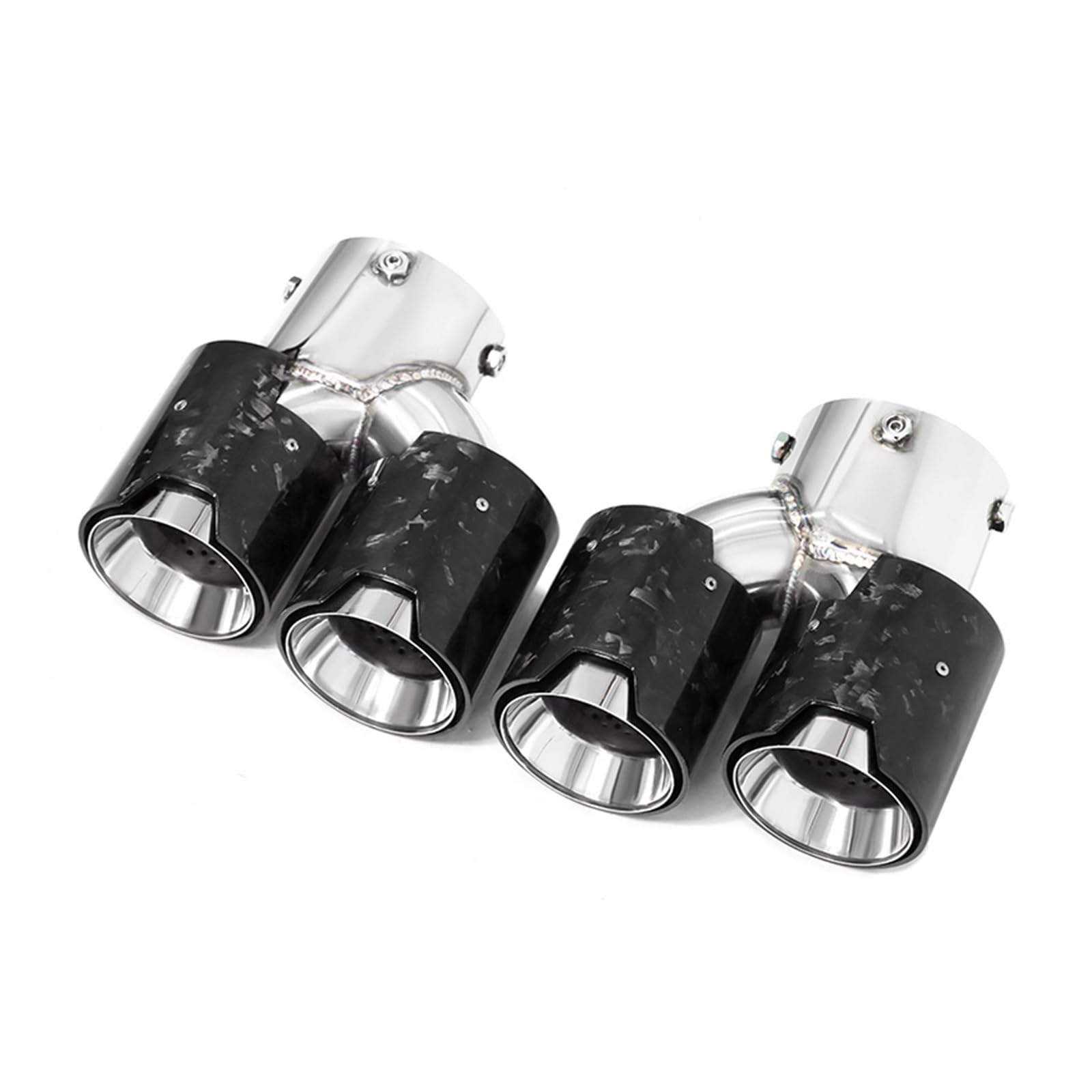Auspuffspitze Für G20 G21 M340i G22 M240i G42 M440i Auspuff Edelstahl Schalldämpfer Spitze Düse Quad Auto Auspuff Endrohr Auspuffrohr Spitzen(Carbon Fiber C1) von Axexnejv