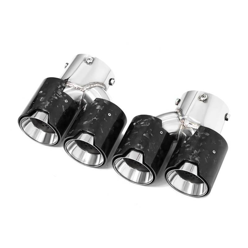 Auspuffspitze Für G20 G21 M340i G22 M240i G42 M440i Auspuff Edelstahl Schalldämpfer Spitze Düse Quad Auto Auspuff Endrohr Auspuffrohr Spitzen(Carbon Fiber C1) von Axexnejv
