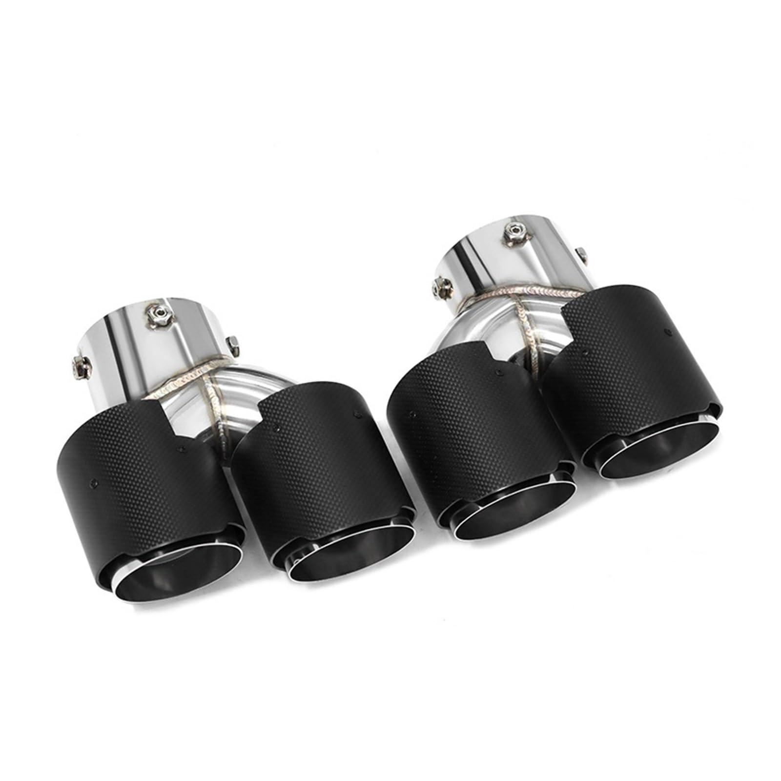 Auspuffspitze Für G20 G21 M340i G42 440i G22 M240i Dual Vier Auspuff Schalldämpfer Spitze Auspuff System Düse Endrohr Auspuffrohr Spitzen(Carbon Fiber G) von Axexnejv