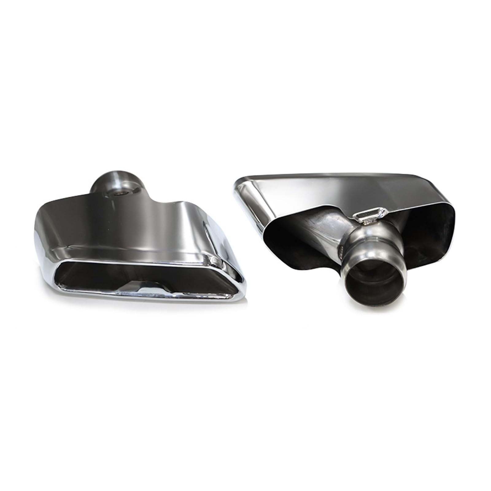 Auspuffspitze Für G30 G31 525i 530i 540i 2018-2023 Auspuffanlage Edelstahl Auto Schalldämpfer Spitze Schwanz Depipe Auspuffrohr Spitzen(Silber) von Axexnejv