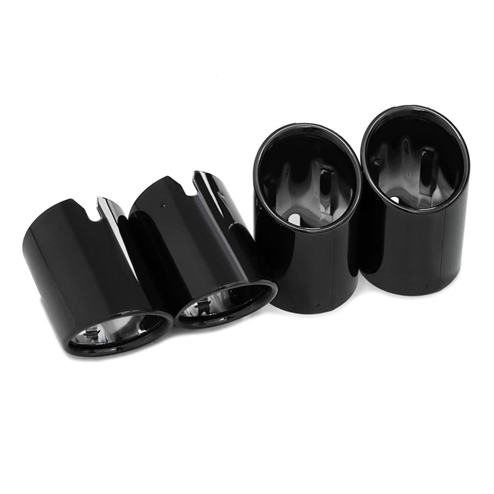 Auspuffspitze Für M2 M3 M4 F80 F82 F83 F87 Auspuffblende Schalldämpfer Auspuffblende Düse Auto Auspuff Auspuff Endrohr Auspuffrohr Spitzen(Black 4 pieces) von Axexnejv
