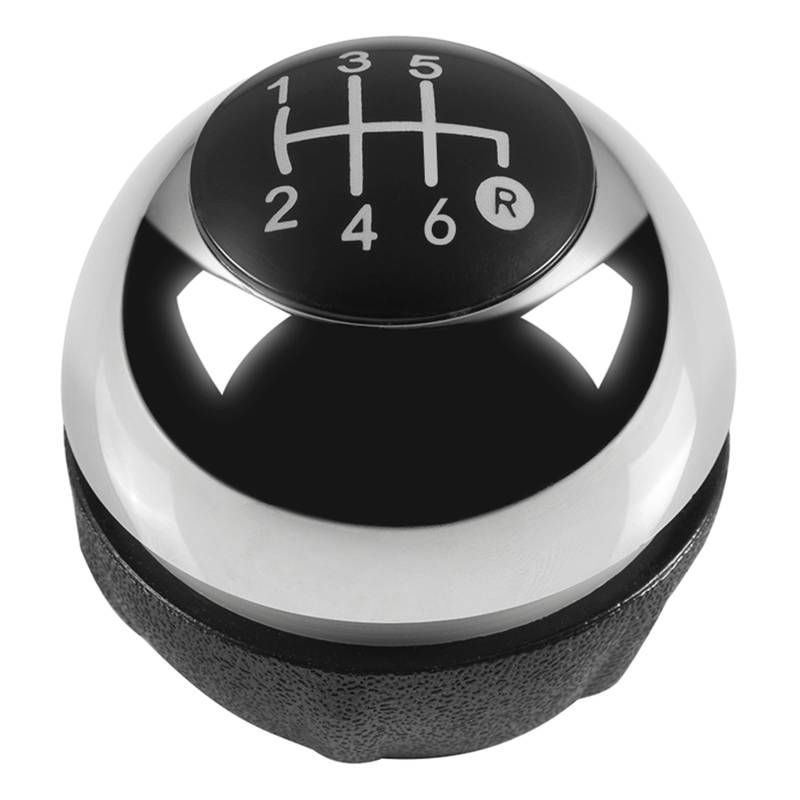Auto Schaltknauf Für FIAT 500 500C 2007 2008 2009 2010 2011 2012 2013 2014 2015 2016 2017 2018 Auto Schaltknauf Kopf Gamasche Boot Abdeckung Fall Schaltknauf Automatik(6 Speed Chrome) von Axexnejv
