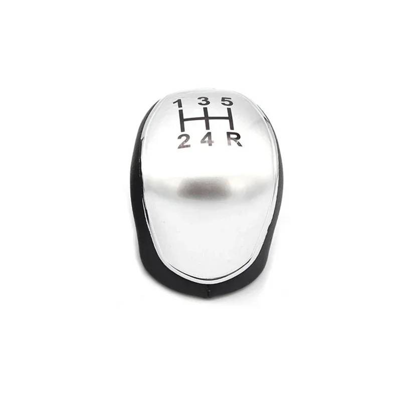 Auto Schaltknauf Für Ford Für Mondeo 4 Mk4 IV 2007-2014 Auto Hand Speed ​​Ball Schaltknauf Gamasche Boot Abdeckung Kragen Schaltknauf Automatik(5 Speed Silver) von Axexnejv