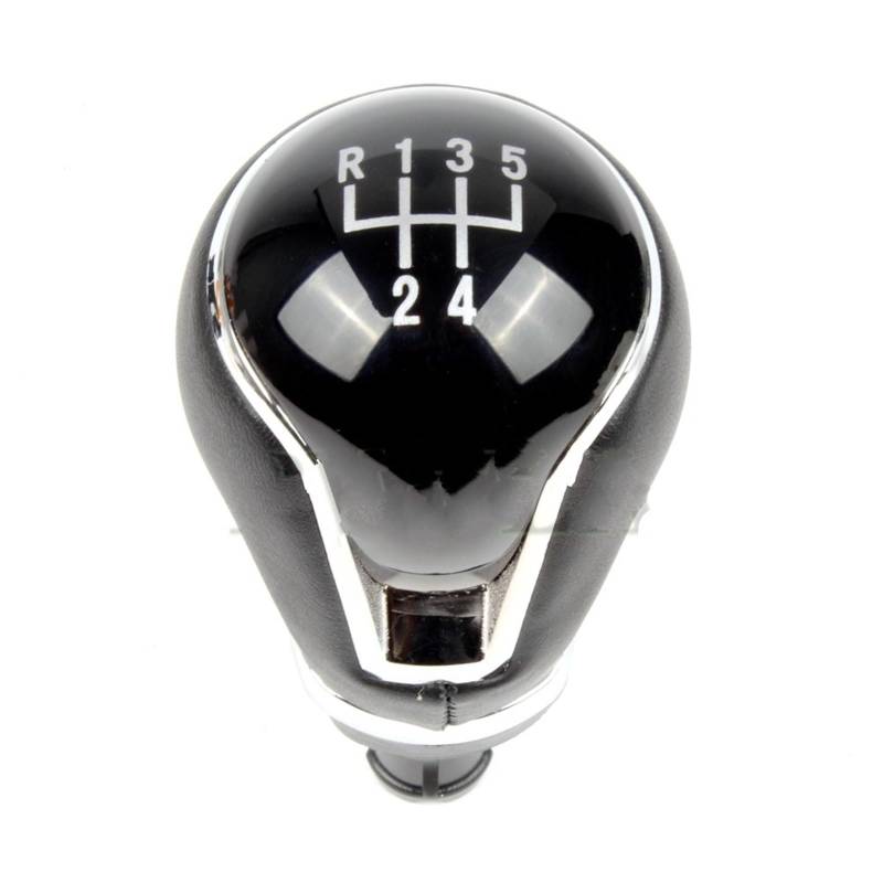 Auto Schaltknauf Für SEAT Für Leon III 3 MK3 5F 2012-2017 Auto-Styling 5/6-Gang-Schalthebel-Schaltknauf mit PU-Ledermanschette Schaltknauf Automatik(Black Line Boot) von Axexnejv