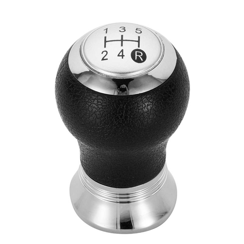 Auto Schaltknauf Für Toyota Für Yaris II 2 MK2 2005-2011 Auto Schaltknauf Griff Schalthebel Stick Stift Gaitor Boot Abdeckung Schaltknauf Automatik(5 Speed Silver) von Axexnejv