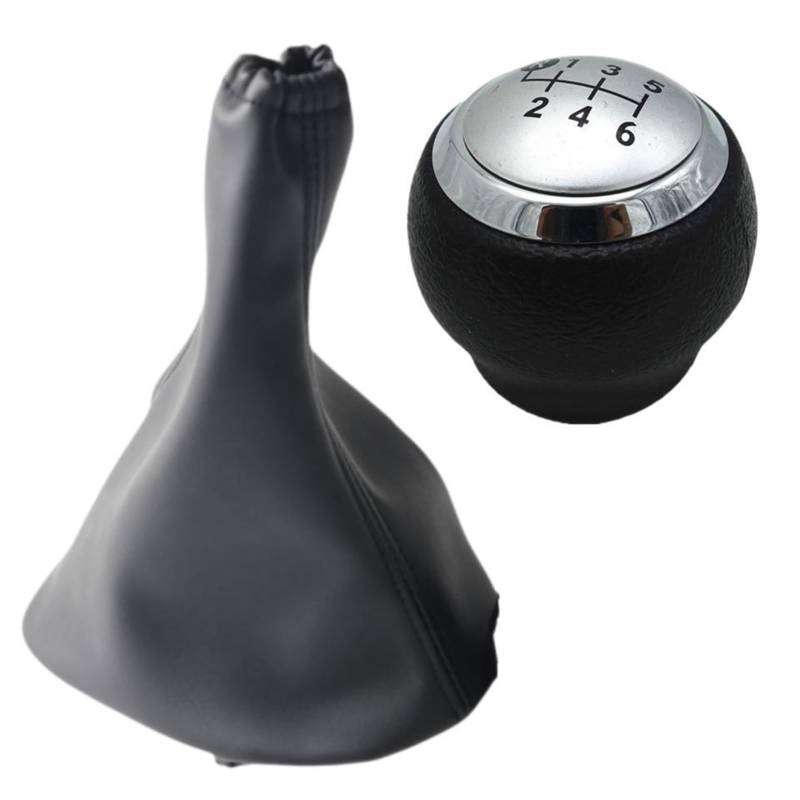 Auto Schaltknauf Für Toyota Für Yaris II 2 MK2 2005-2011 Auto Schaltknauf Griff Schalthebel Stick Stift Gaitor Boot Abdeckung Schaltknauf Automatik(6 Speed B) von Axexnejv