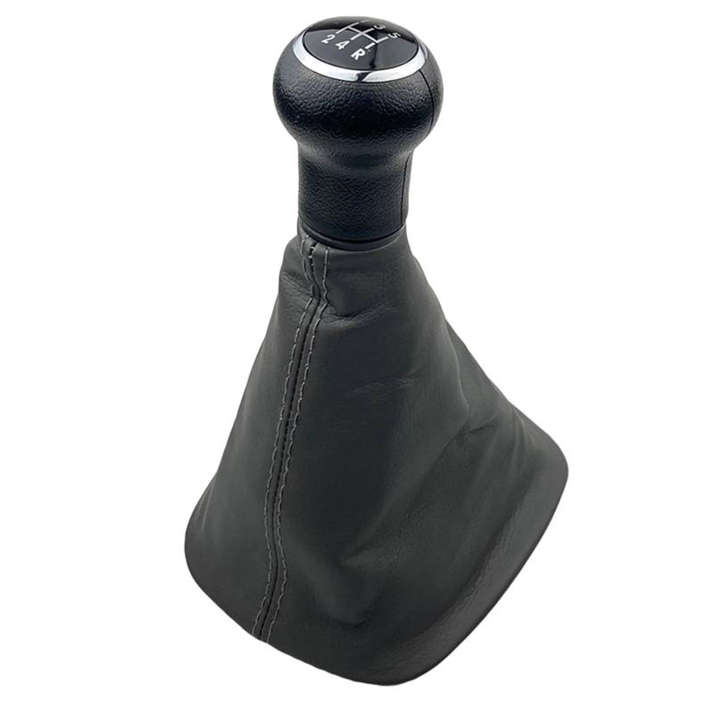 Auto Schaltknauf Für VW Für Passat B5 B5.5 FL 2000-2005 3B B5 3B2 3B5 1996-2000 Schaltknauf Schalthebel Stick Gamasche Abdeckung Fall Schaltknauf Automatik(Gray 5 Speed) von Axexnejv