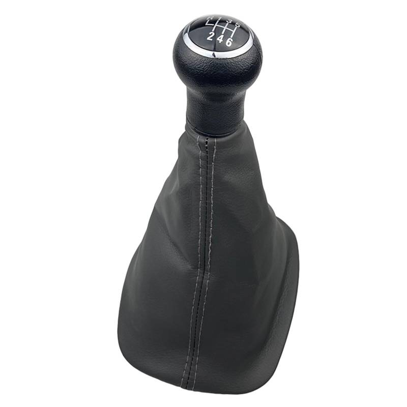 Auto Schaltknauf Für VW Für Passat B5 B5.5 FL 2000-2005 3B B5 3B2 3B5 1996-2000 Schaltknauf Schalthebel Stick Gamasche Abdeckung Fall Schaltknauf Automatik(Gray 6 Speed) von Axexnejv