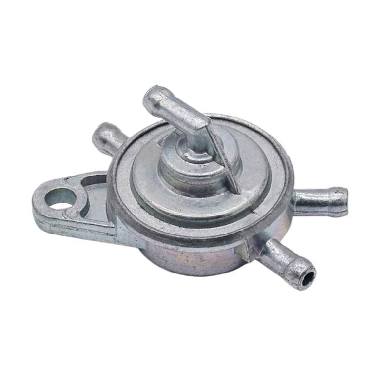 Benzinhahn Schalter Für ATV Roller GY6 Motor 150cc 125cc 50cc Motorrad 3 Weg Vakuum Kraftstoff Pumpe Petcock Motorrad Kraftstoffpumpe(4 Way Fuel Valve) von Axexnejv