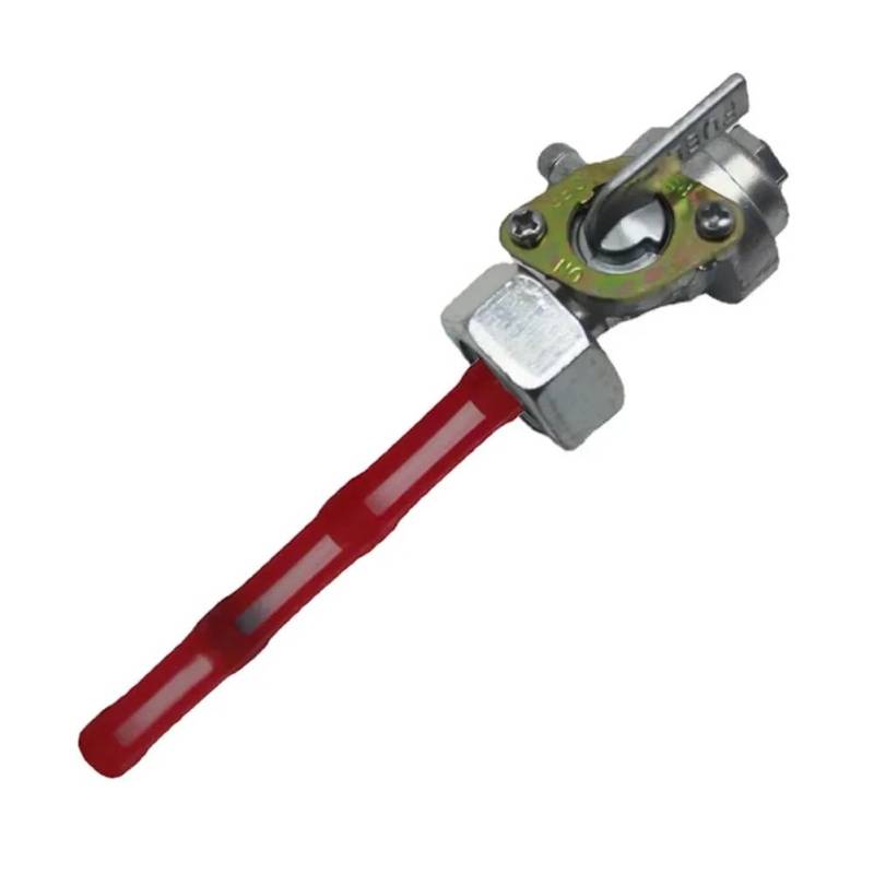 Benzinhahn Schalter Für CB400 CB500 CB550 CB750 M16 * 1,5 Gas Kraftstoff Tank Schalter Hahn Tap Ventil Petcock M16 Motorrad Kraftstoffpumpe(Red) von Axexnejv