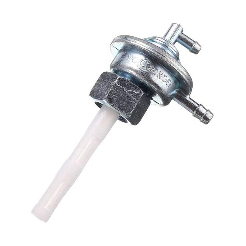 Benzinhahn Schalter Für GY6 50 125 150cc ATV Motorrad Gas Benzinhahn Hahn Ventil Schalter Pumpe Hahn Gewinde Zubehör Motorrad Kraftstoffpumpe(2-Way) von Axexnejv