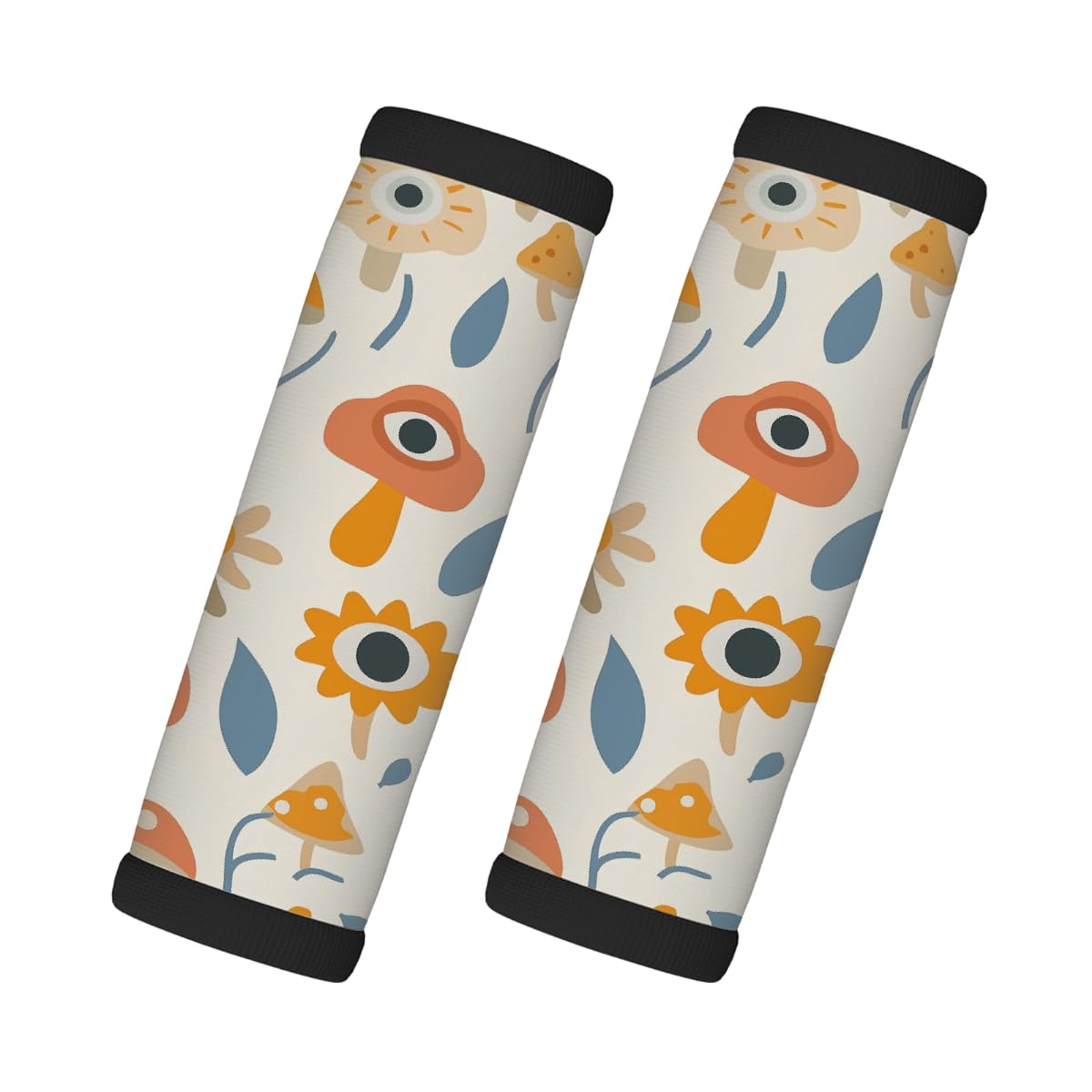 Neopren-Gepäckgriffwickel, Augenpilz-Koffergriff-Handschuhe, Gepäckmarkierer zur einfachen Identifizierung, 2 Stück Neopren-Gepäckgriffwickel, Augenpilz-Koffergriff-Handschuhe, Gepäckmarkierer zur einfachen Identifizierung, 2 Stück von Axurera