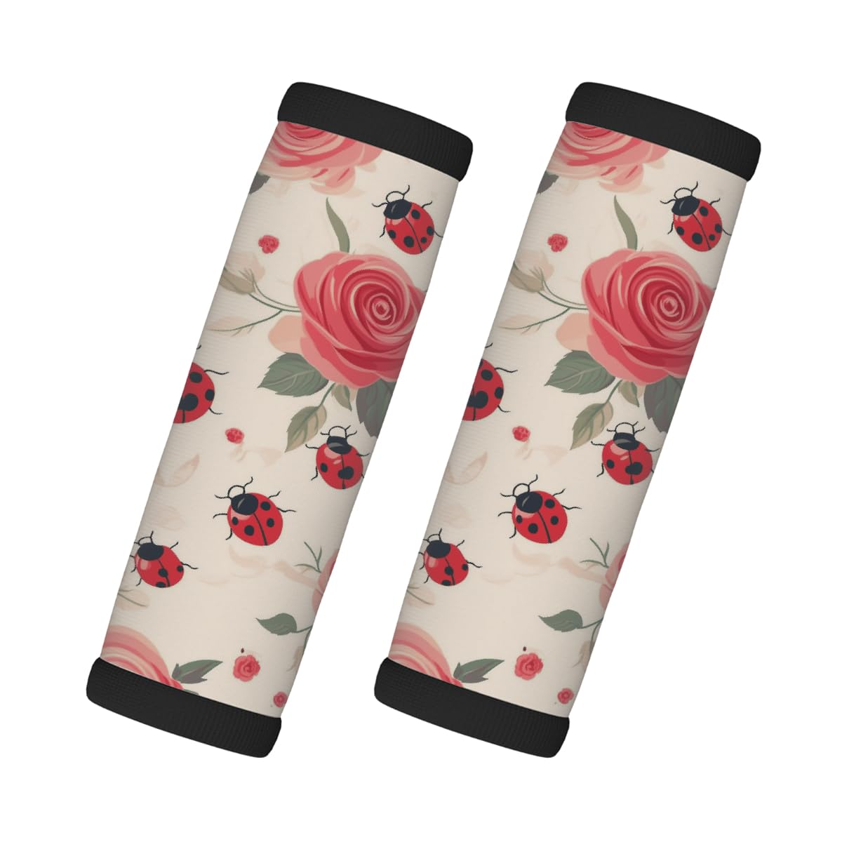 Neopren-Gepäckgriffwickel, Lady Rose Koffergriff-Handschuhe, Gepäckmarkierer zur einfachen Identifizierung, 2 Stück Neopren-Gepäckgriffwickel, Lady Rose Koffergriff-Handschuhe, Gepäckmarkierer zur einfachen Identifizierung, 2 Stück von Axurera