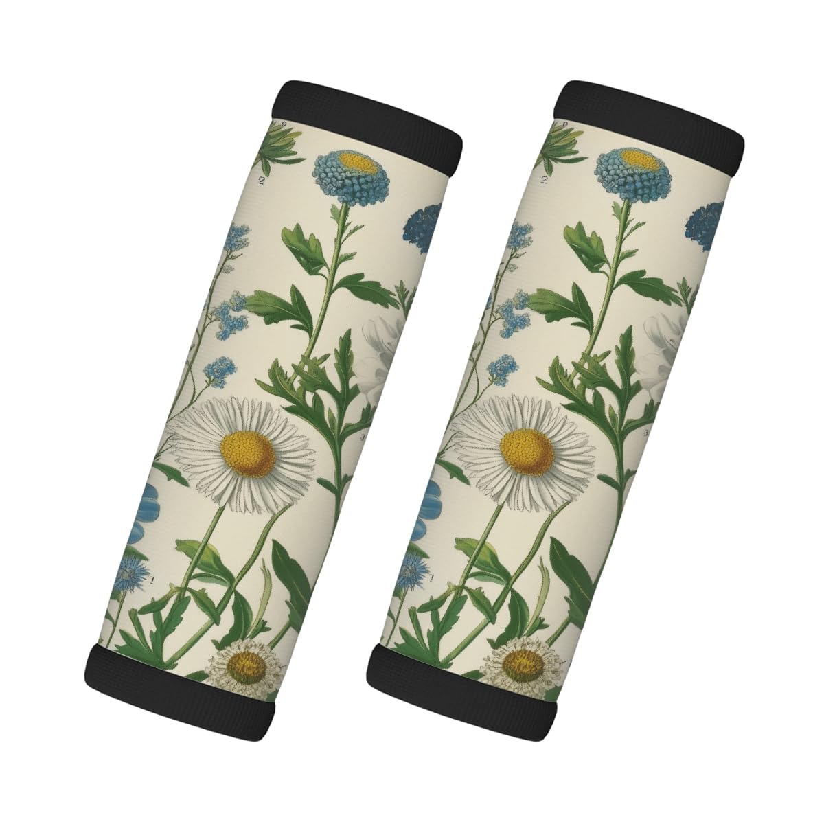 Neopren-Gepäckgriffwickel, Vintage-Koffergriff-Handschuhe, Gepäckmarkierer zur einfachen Identifizierung, 2 Stück Neopren-Gepäckgriffwickel, Vintage-Koffergriff-Handschuhe, Gepäckmarkierer zur einfachen Identifizierung, 2 Stück von Axurera