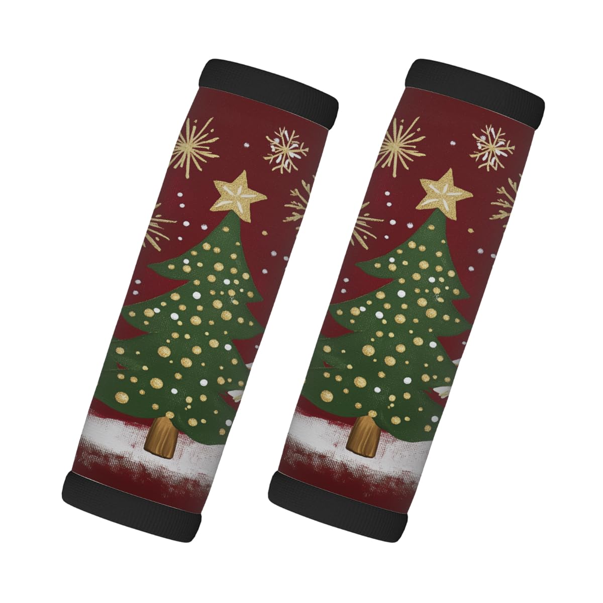 Neopren-Gepäckgriffwickel, Weihnachts-Koffergriff-Handschuhe, Gepäckmarkierer für einfache Identifizierung, 2 Stück Neopren-Gepäckgriffwickel, Weihnachts-Koffergriff-Handschuhe, Gepäckmarkierer für einfache Identifizierung, 2 Stück von Axurera