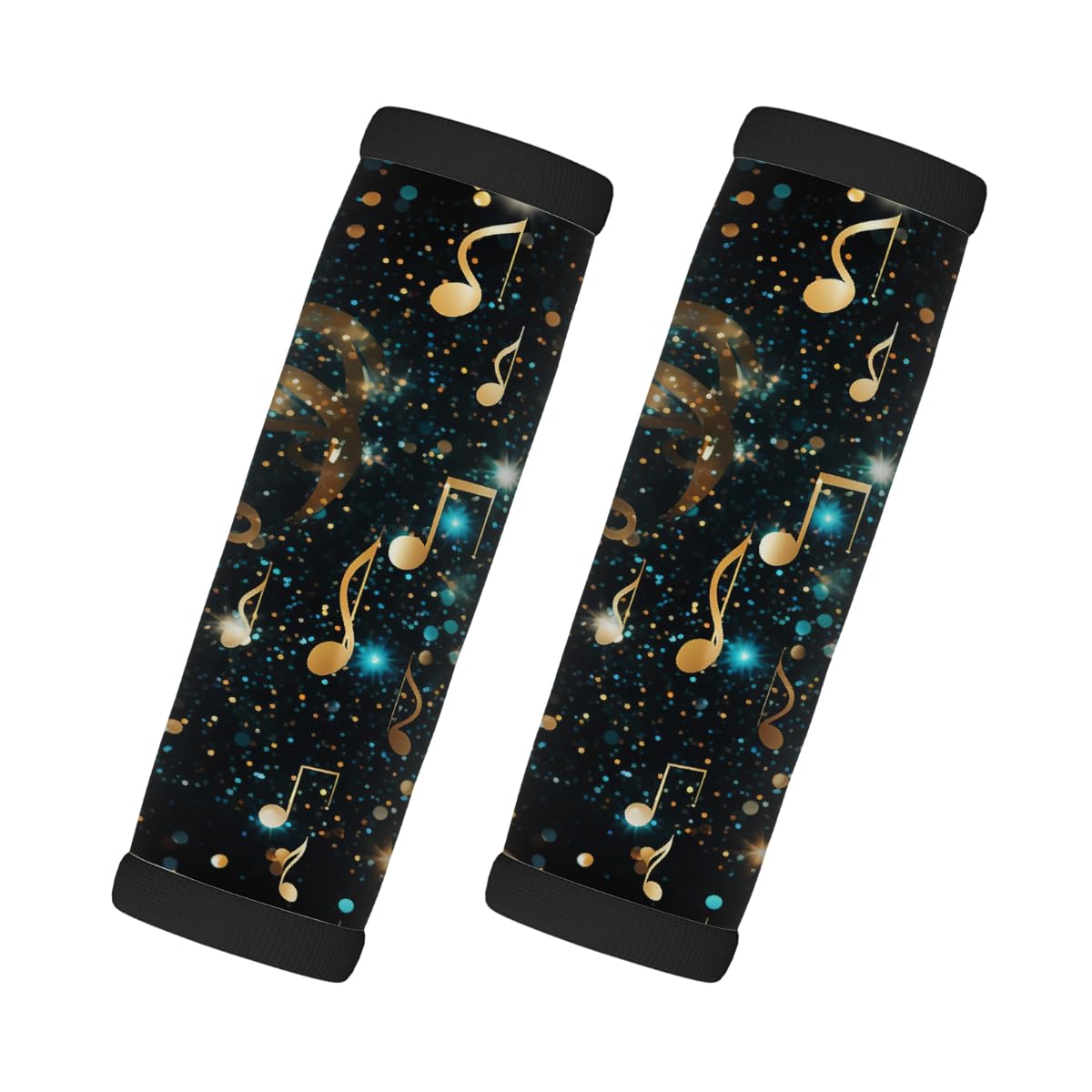 Neopren-Gepäckgriffwickel, blau-hell-goldfarben, Koffergriff-Handschuhe, Gepäckmarkierer zur einfachen Identifizierung, 2 Stück Neopren-Gepäckgriffwickel, blau-hell-goldfarben, Koffergriff-Handschuhe, Gepäckmarkierer zur einfachen Identifizierung, 2 Stück von Axurera