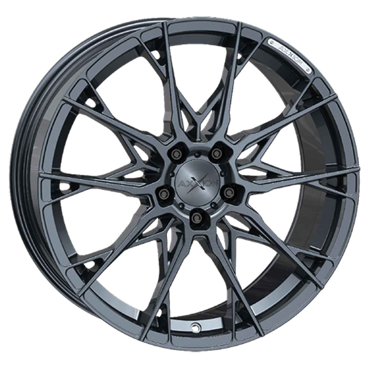 AXXION X1 smoke brushed aluminium silver 8.5Jx19 5x112 ET35 von Axxion