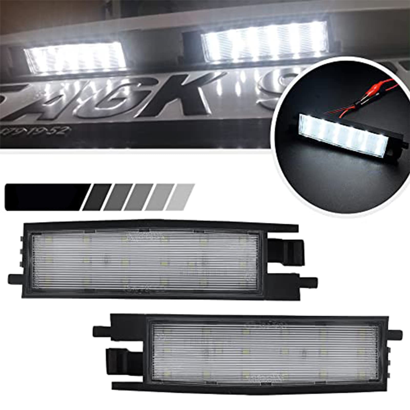 Ayikeiy 2 x LED Kennzeichenbeleuchtung nummernschildbeleuchtung kompatibel mit Toyota RAV4 MK2 MK3 05-15 Auris 12-19 Yaris 99-05 Avalon 99-12 Scion iM 14-19 Solara 97-08 Ayikeiy 2 x LED Kennzeichenbeleuchtung nummernschildbeleuchtung kompatibel mit Toyota RAV4 MK2 MK3 05-15 Auris 12-19 Yaris 99-05 Avalon 99-12 Scion iM 14-19 Solara 97-08 von LZBBD