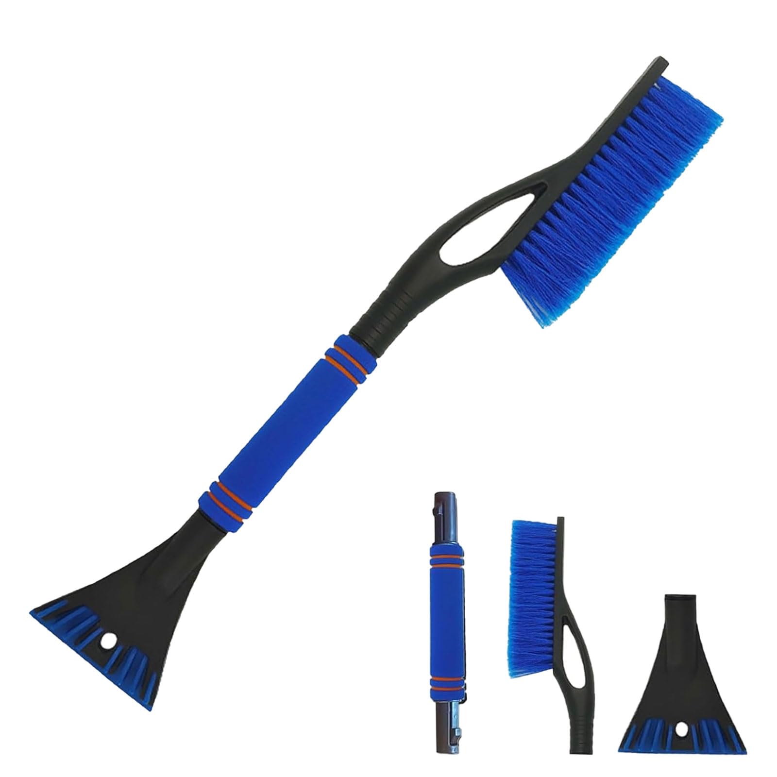 Ayizhiniu Eiskratzer Auto mit Besen, 2-in-1 Eiskratzer Auto PKW, Abnehmbarer Auto Eiskratzer Schneebürste, Auto Winter Eiskratzer, Verfügbar für PKW Windschutzscheibe Schneeräumung von Ayizhiniu