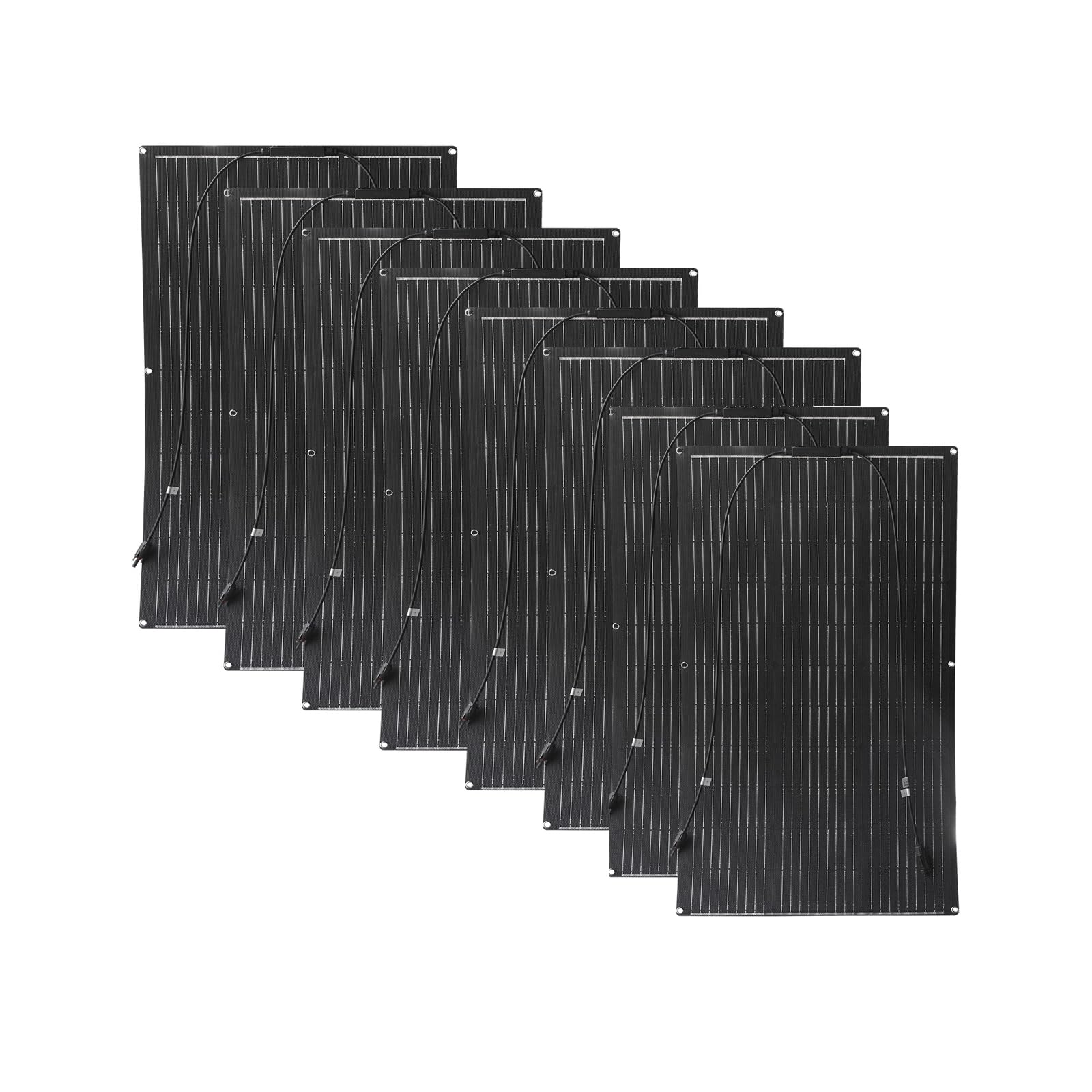 Aysolar 800W 12V Flexibel Solarpanel 8x100W 18V ETFE Monokristallin Solarmodul für Batterien, Marine, Wohnmobil, Anhänger, Boot, Kabine, Van, Auto und unebene Oberflächen Aysolar 800W 12V Flexibel Solarpanel 8x100W 18V ETFE Monokristallin Solarmodul für Batterien, Marine, Wohnmobil, Anhänger, Boot, Kabine, Van, Auto und unebene Oberflächen von Aysolar