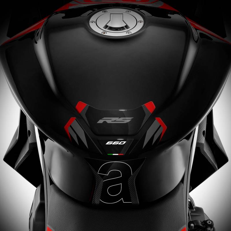 Az Graphishop Tankpad aus 3D-Harz, kompatibel mit Aprilia RS 660 2021-2025 GP-3045 von Az Graphishop
