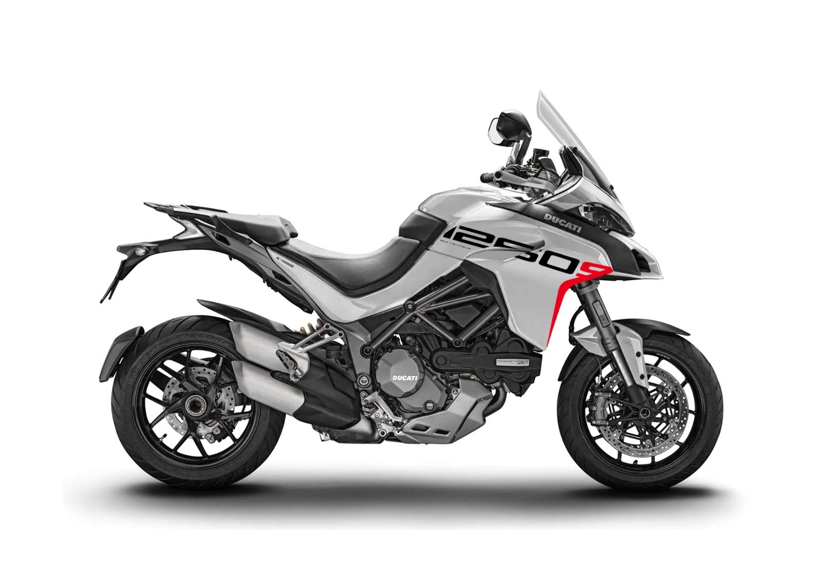 KIT Stickers Aufkleber Ducati MULTISTRADA 1260 S Grand Tour Stil FS-MULTI-1260S (White) von Az Graphishop