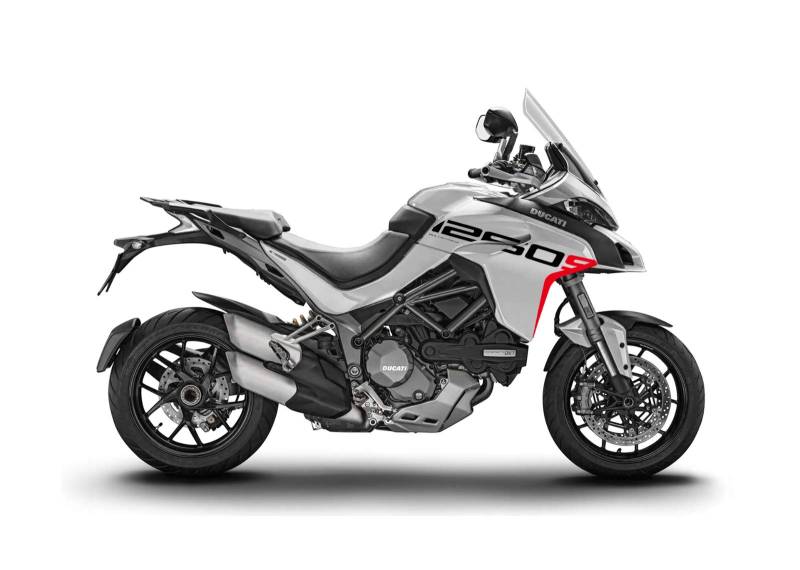 KIT Stickers Aufkleber Ducati MULTISTRADA 1260 S Grand Tour Stil FS-MULTI-1260S (White) von Az Graphishop