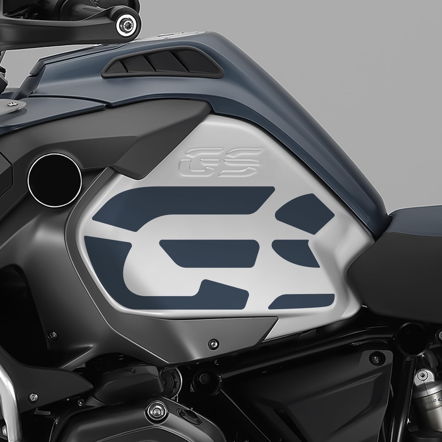 KIT X2 Stickers Side GS to Moto R 1200 GS ADV 2014-2018 ST-GS-R1200ADV (Blue Ocean) von Az Graphishop