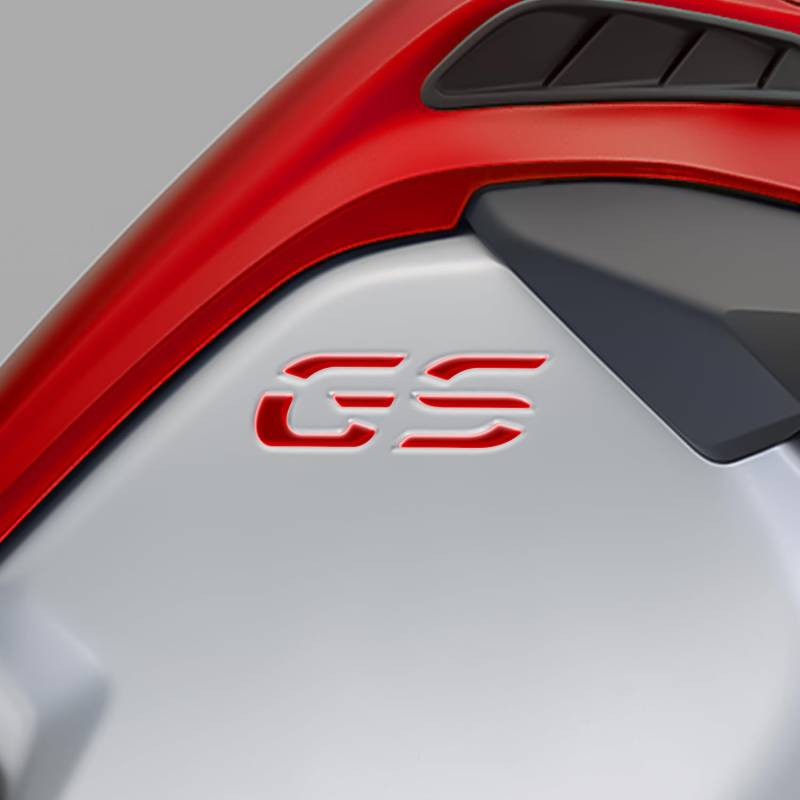 Kit 2 Stickers GS 3D Resin FÜR BMW R 1250-1200 GS ADV 2014-2018 AD-GSADV2 (RED) von Az Graphishop