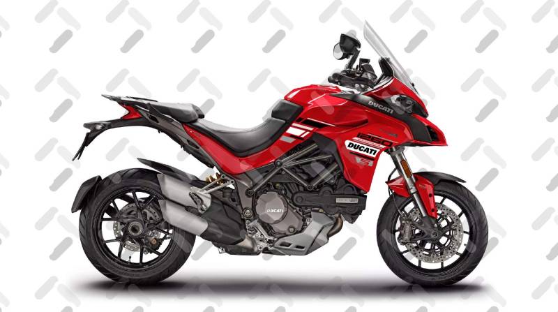 Motorrad Fairing Stickers KIT Ducati MULTISTRADA 1260 S LINE Style FS-MULTI-1260S-L (RED) von Az Graphishop