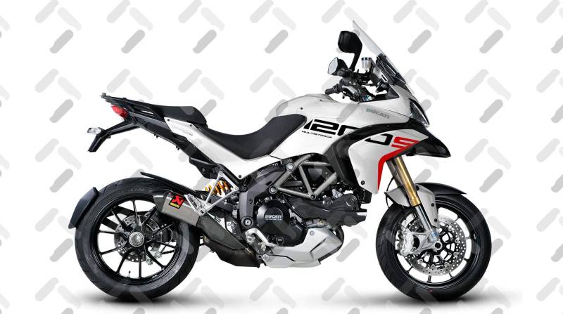 Motorrad Fairing Stickers KIT FÜR Ducati MULTISTRADA 1200 S 2010-2014 Grand Tour Style FS-MULTI-1200S-GT (White) von Az Graphishop