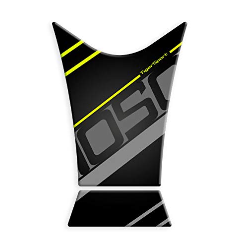 TANKSCHULTZ TANKPAD Harz 3D KOMPATIBEL MIT Triumph Tiger Sport 1050 GP-470 (Fluo) von Az Graphishop