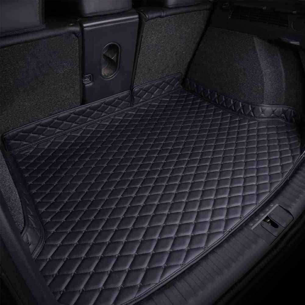 SAANTE Auto Leder Kofferraummatte FüR V-W T-ROC Crossover SUV/T-ROC R-Line, Kofferraum Schutzmatte Teppich Kofferraumwanne Pad Kratzfest rutschfest Innere ZubehöR,A/Black SAANTE Auto Leder Kofferraummatte FüR V-W T-ROC Crossover SUV/T-ROC R-Line, Kofferraum Schutzmatte Teppich Kofferraumwanne Pad Kratzfest rutschfest Innere ZubehöR,A/Black von Azinol