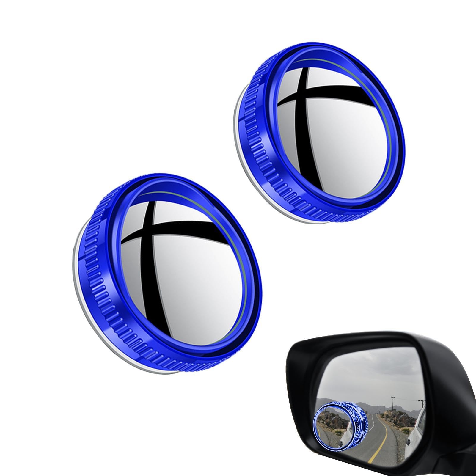 Toter-Winkel-Spiegel, Totwinkel Spiegel Für Auto, Verstellbarer Weitwinkelspiegel Selbstklebende Blindspiegel Für Autospiegel, 2 Stück von Aznever