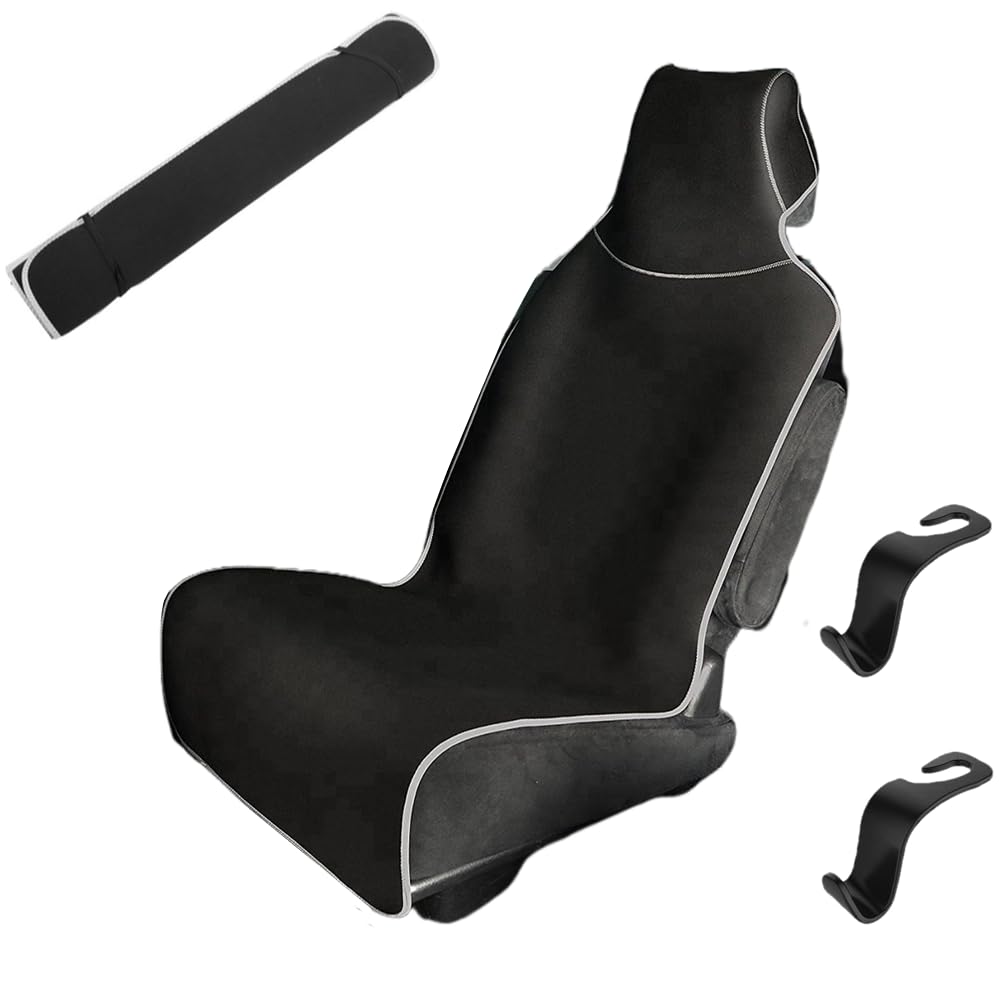 AzulLanse Autositzschoner Vordersitz,Wasserdichter Sitzbezug Autositzschutz Universal Waschbar Neopren,wasserabsorbierende Sitzauflage mit dehnbarem Kopftei,Freizeit und Sport,für SUV Dog Kind -grau AzulLanse Autositzschoner Vordersitz,Wasserdichter Sitzbezug Autositzschutz Universal Waschbar Neopren,wasserabsorbierende Sitzauflage mit dehnbarem Kopftei,Freizeit und Sport,für SUV Dog Kind -grau von AzulLanse
