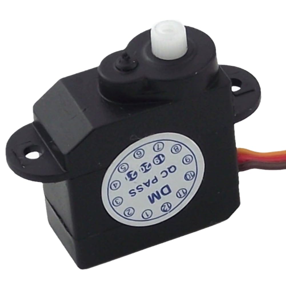 Azull 1 Stück Neuer 2,1-G-Mini-Mikro-Servo 180-Grad-Drehung -S0020 2-G-Kunststoff-Mini-Servomotor 4,8 V-6 V Azull 1 Stück Neuer 2,1-G-Mini-Mikro-Servo 180-Grad-Drehung -S0020 2-G-Kunststoff-Mini-Servomotor 4,8 V-6 V von Azull