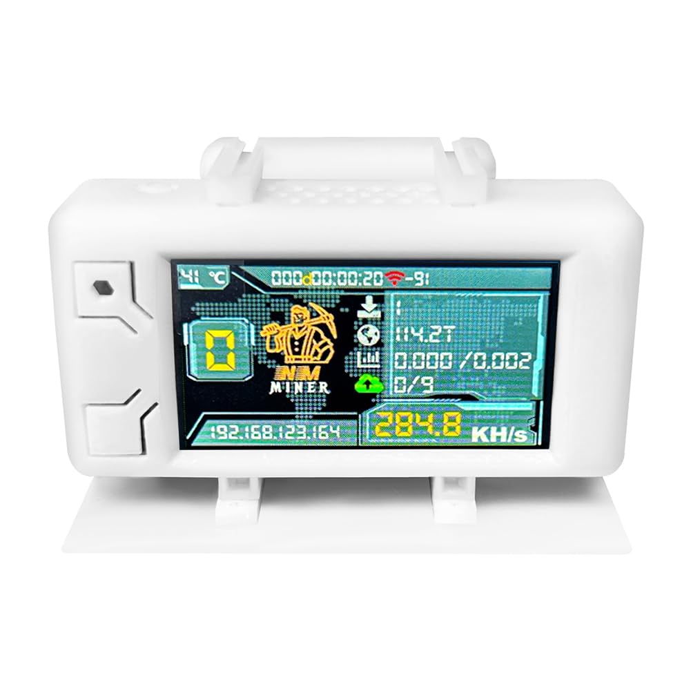 Azull Upgrade NerdMiner 285KH/S BTC Solo Lottery Miner mit Gehäuse Bitcoin Crypto Miner WiFi-Verbindung Niedriger Stromverbrauch Nerd Miner Azull Upgrade NerdMiner 285KH/S BTC Solo Lottery Miner mit Gehäuse Bitcoin Crypto Miner WiFi-Verbindung Niedriger Stromverbrauch Nerd Miner von Azull
