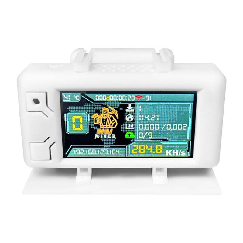 Azull Upgrade NerdMiner 285KH/S BTC Solo Lottery Miner mit Gehäuse Bitcoin Crypto Miner WiFi-Verbindung Niedriger Stromverbrauch Nerd Miner von Azull