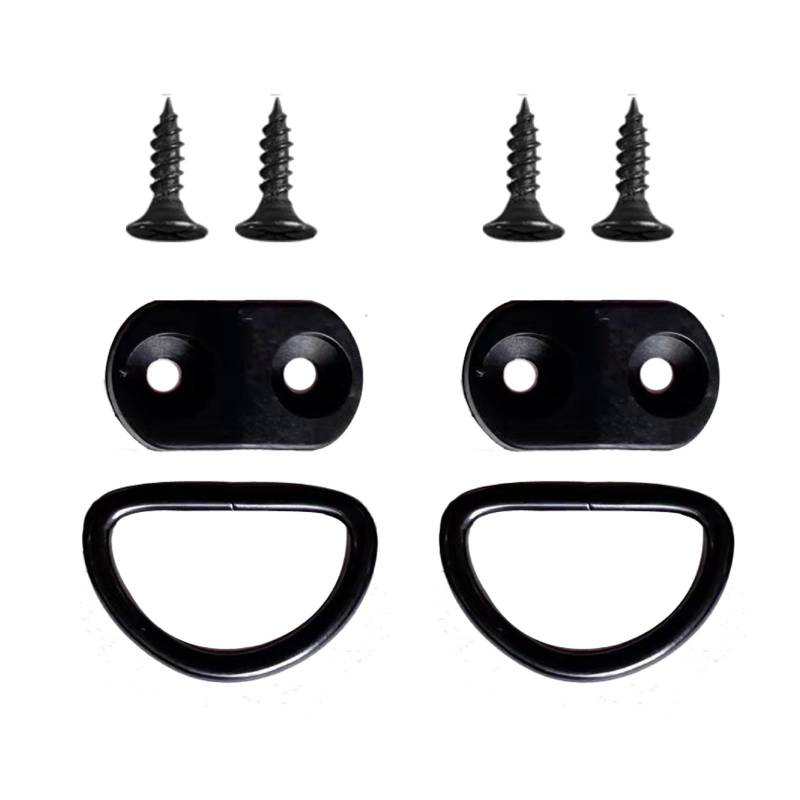 Azxcvbnm 2 Set Stabile Gepäcknetzbefestigungen Vielseitige Frachthaken Gepäckabsperrhaken ABS & Eisenhaken Set für sicheres Reisen von Azxcvbnm