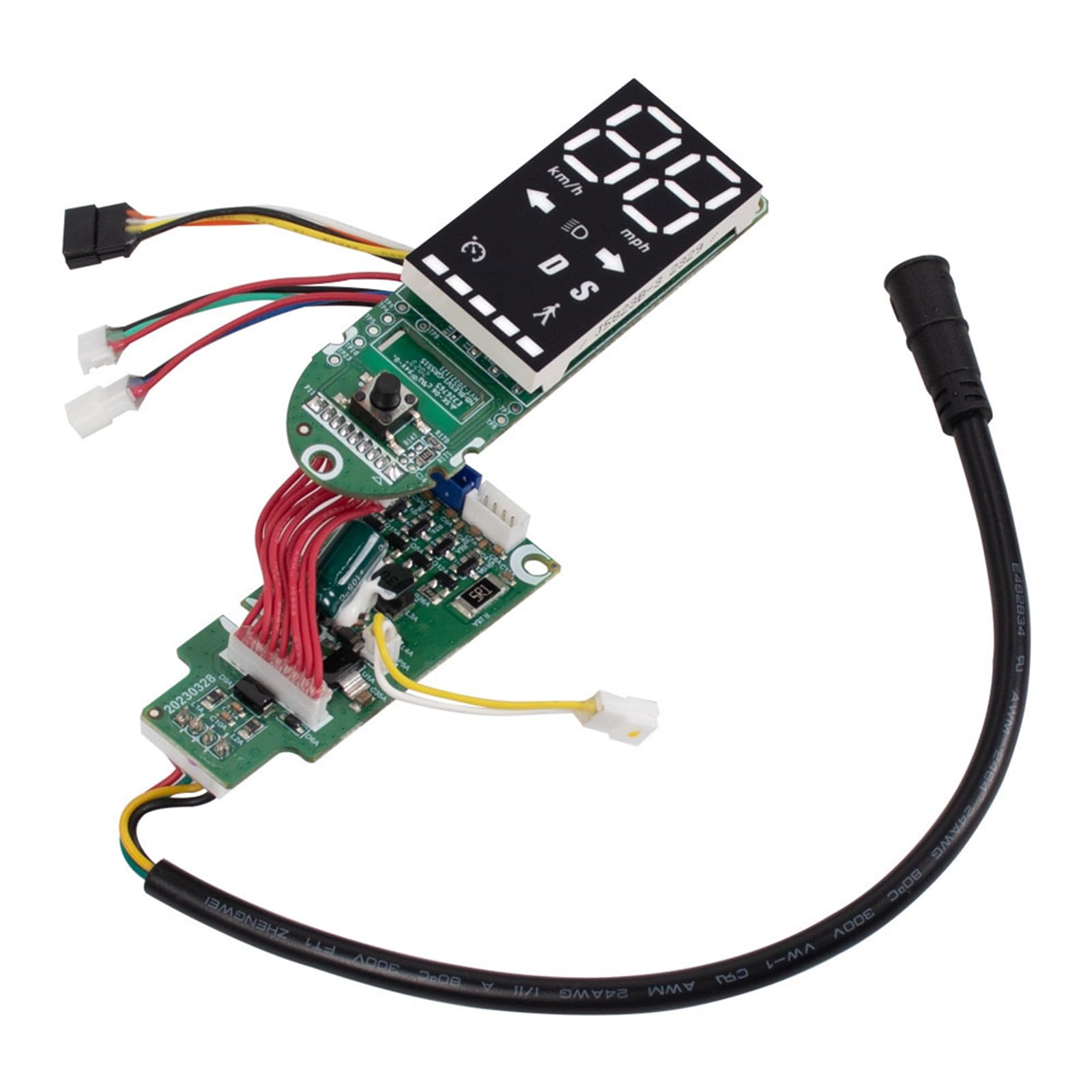 Azxcvbnm Armaturenbrett LED Panel geeignet für Elektroroller mit integrierter Geschwindigkeits- und Kilometerstandsanzeige, einfache Installation Azxcvbnm Armaturenbrett LED Panel geeignet für Elektroroller mit integrierter Geschwindigkeits- und Kilometerstandsanzeige, einfache Installation von Azxcvbnm