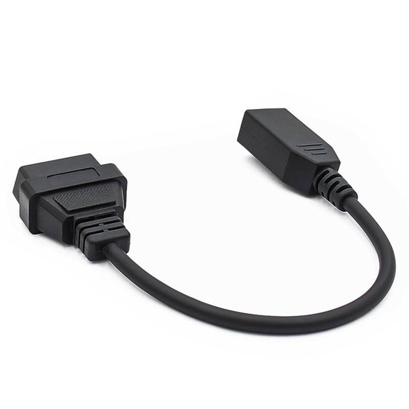 Azxcvbnm Kleiner Auto-Diagnosewerkzeug-Adapter, 3-polig auf 16-polig, Auto-Adapter-Anschlusskabel, einfache Installation für Fahrzeugwartung von Azxcvbnm