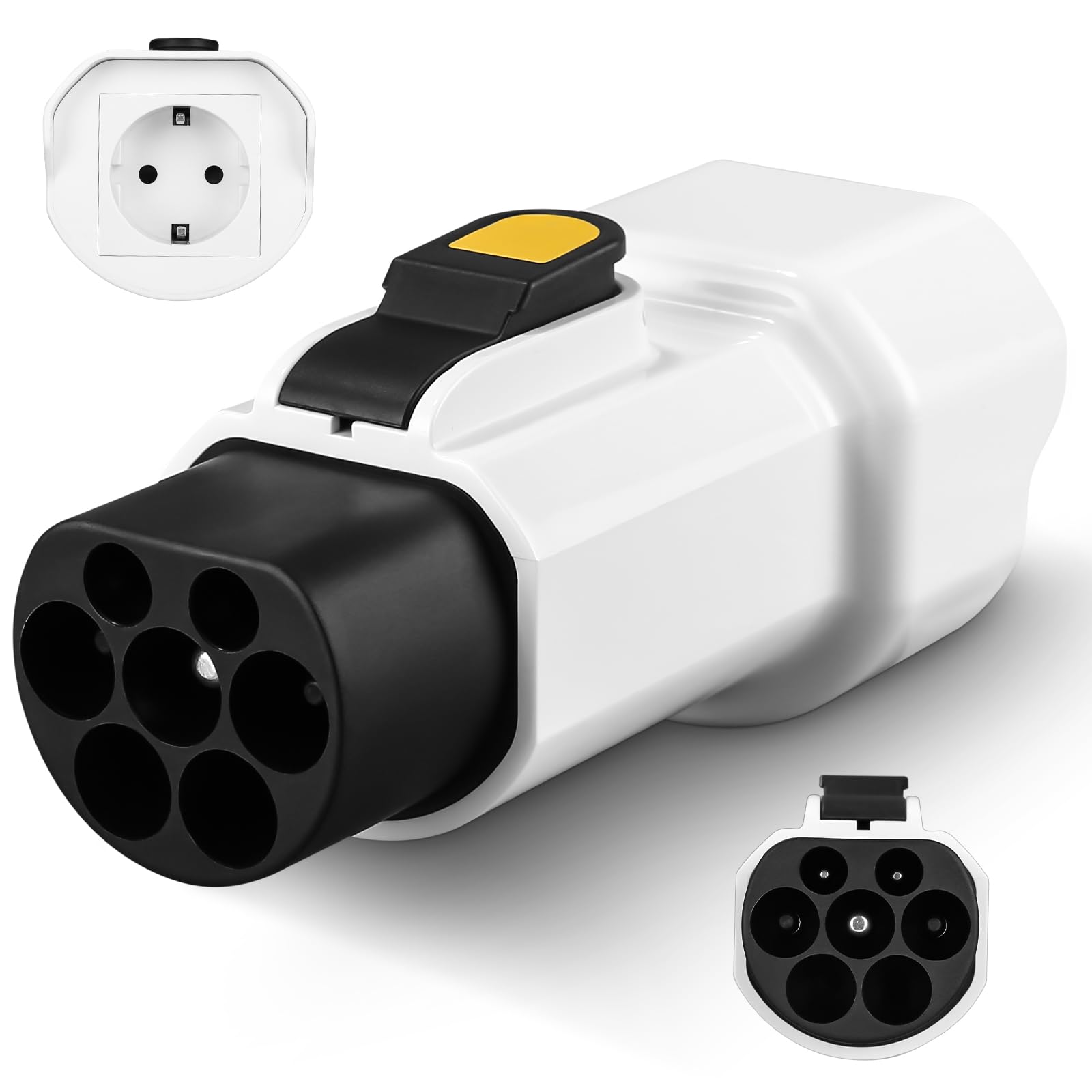 Azyvum Typ 2 auf Schuko Adapter für Ladesäule,typ2 Station Entlader 220V 16A 3.5KW Schuko Steckdose Adapter für Roller, Elektrorollstühle, Elektrofahrräder EV Azyvum Typ 2 auf Schuko Adapter für Ladesäule,typ2 Station Entlader 220V 16A 3.5KW Schuko Steckdose Adapter für Roller, Elektrorollstühle, Elektrofahrräder EV von Azyvum