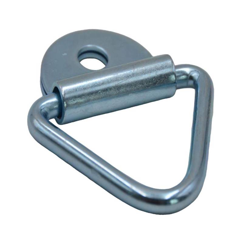 B Baosity 2 x Zurring Zurröse Zurrhaken Zurrmulden V Aufbauring Set Für LKW Anhänger Van Boot, Größe: 80 x 66 mm von B Baosity