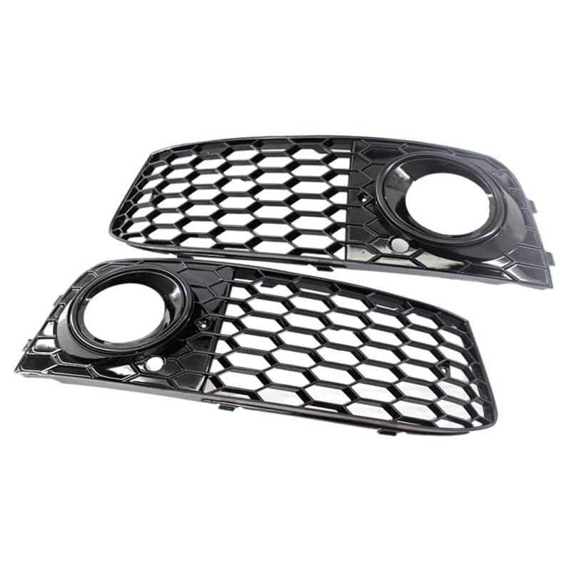 B Blesiya Mesh Stoßfänger Nebelscheinwerfer Grill Grill für Audi A4 B8 RS4 09-12 8KD807682, Strapazierfähiges ABS-Material - B von B Blesiya