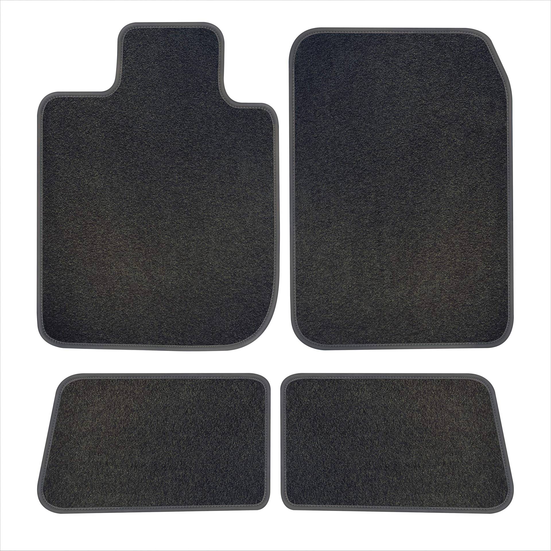 B&B Autosport Opel Corsa 3 Door Fußmatten, Autofußmatten, Autoteppiche, 4-teiliges Set - Charcoal 2010, 2011, 2012, 2013, 2014, 2015, 2016, 2017, 2018, 2019 von B&B Autosport