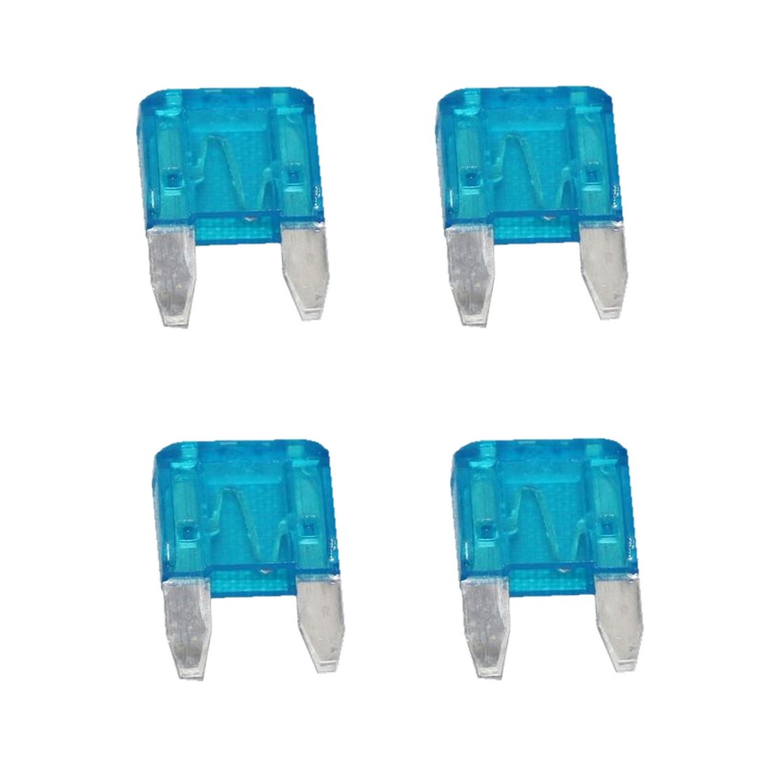 KFZ Flachsicherung mini Sicherung 15A blau 4 Stück (0038) von B2Q