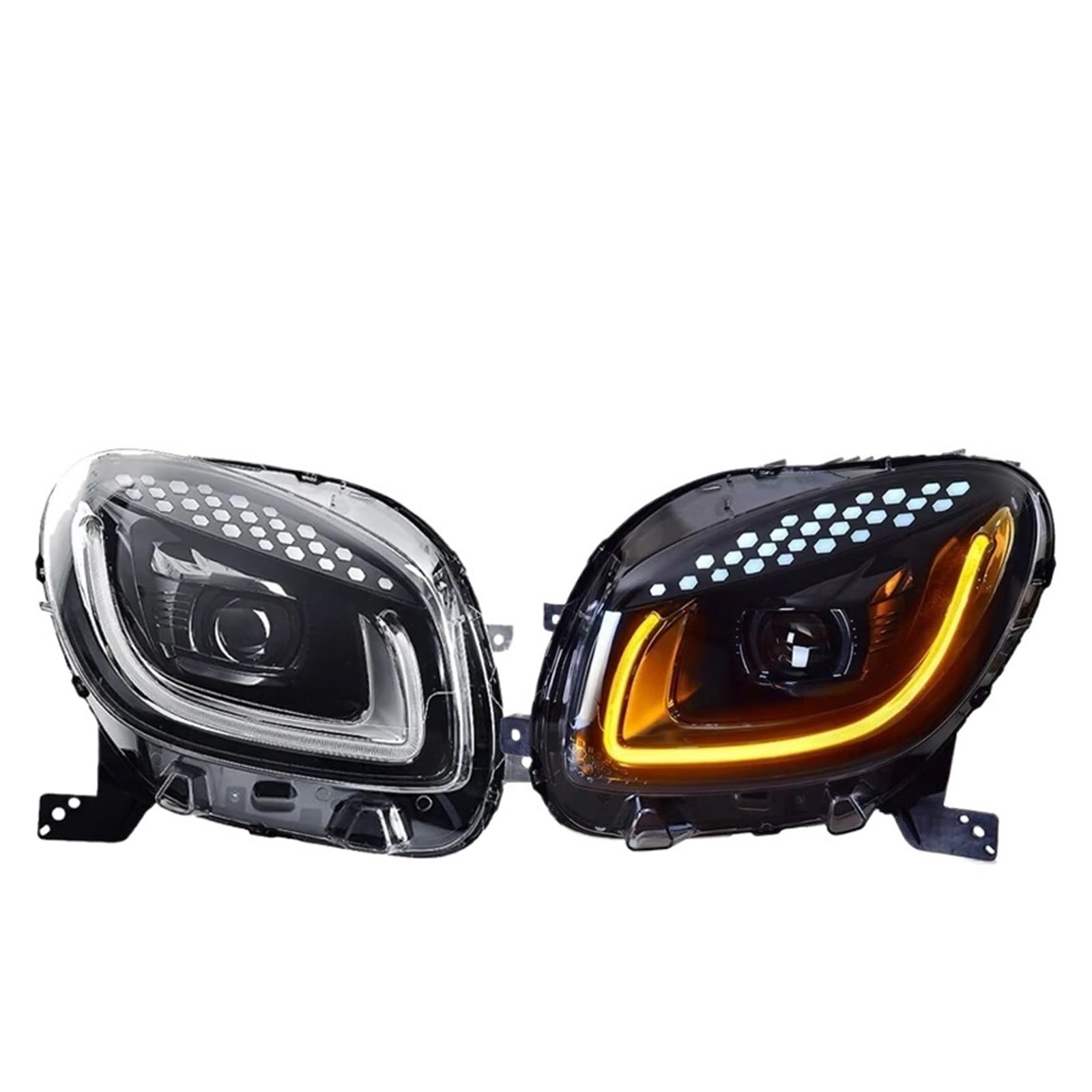 2PCS Auto LED Scheinwerfer Kompatibel for Benz Smart 453 Fortwo Forfour 2015-2019 Geändert Vorne Scheinwerfer Montage Auto zubehör 2PCS Auto LED Scheinwerfer Kompatibel for Benz Smart 453 Fortwo Forfour 2015-2019 Geändert Vorne Scheinwerfer Montage Auto zubehör von BAABLIY