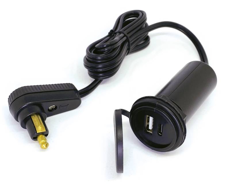 BAAS Tankrucksack-Kabel USB-A/USB-C Belastbarkeit Strom max.=7.2A von BAAS