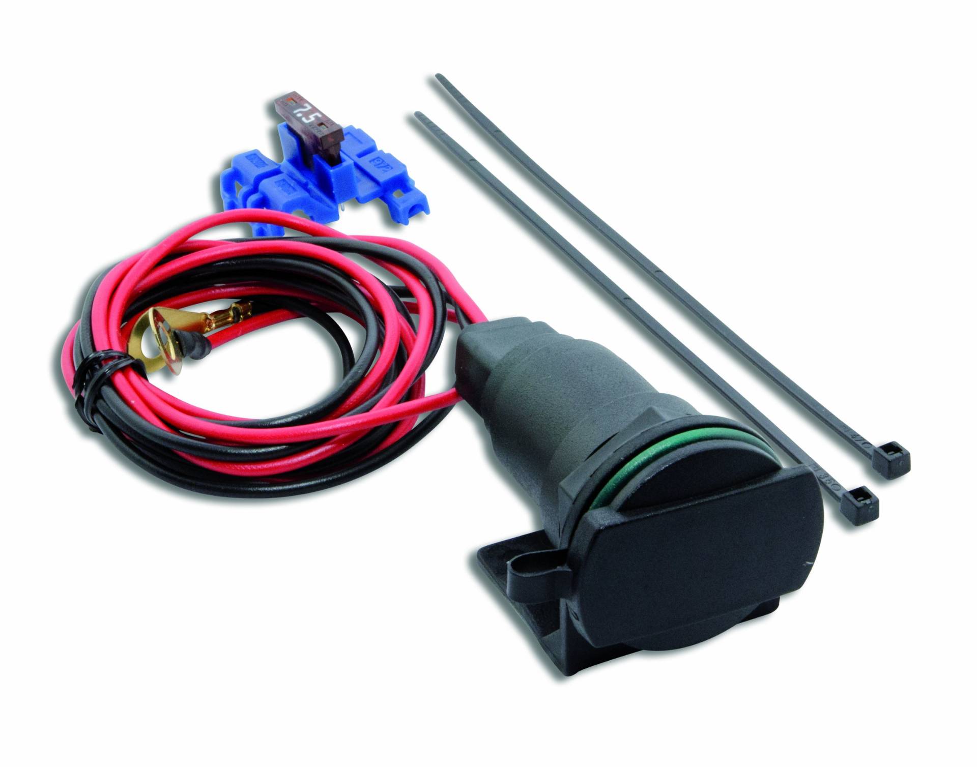 BAASÂ Zigarettenanzuenderdose mit Rohrhalter ZA01 Belastbarkeit Strom max.=5A Passend fuer (Details) von BAAS