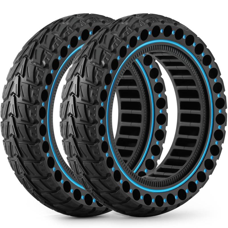 BABEJIA 2PCS Scooter Reifen 60/70-6.5 Tubeless, Werten Sie Ihr Fahrzeug auf mit Scooter Reifen 10x2.5, Off-Road Vollgummireifen 10x2.50-6.5 Kompatibel mit Ninebot G30/G30D/G30LP/G30D/Max G30/G30 II von BABEJIA